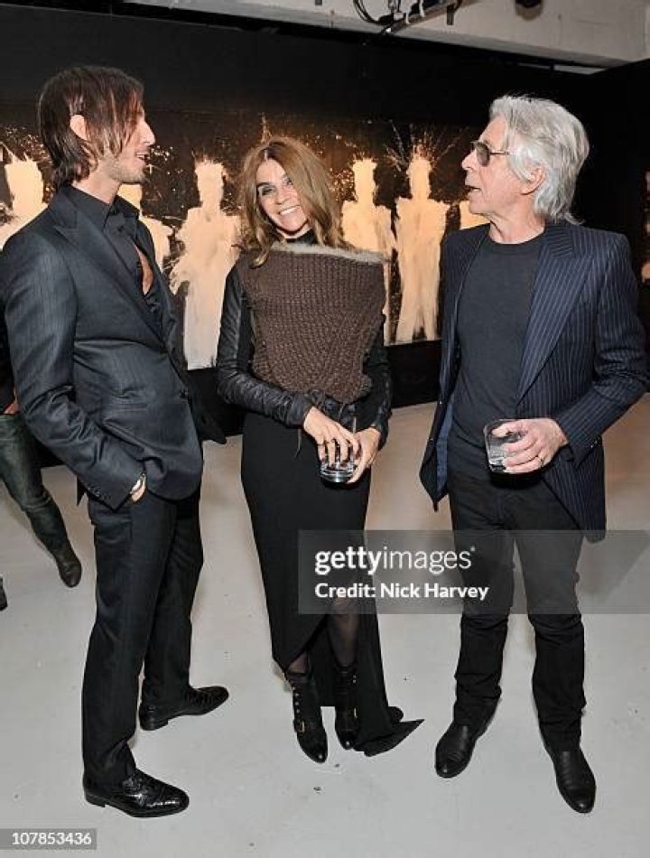 Carine Roitfeld And Christian Restoin