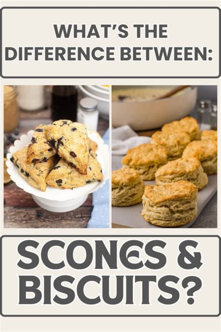 Difference between scones and biscuits