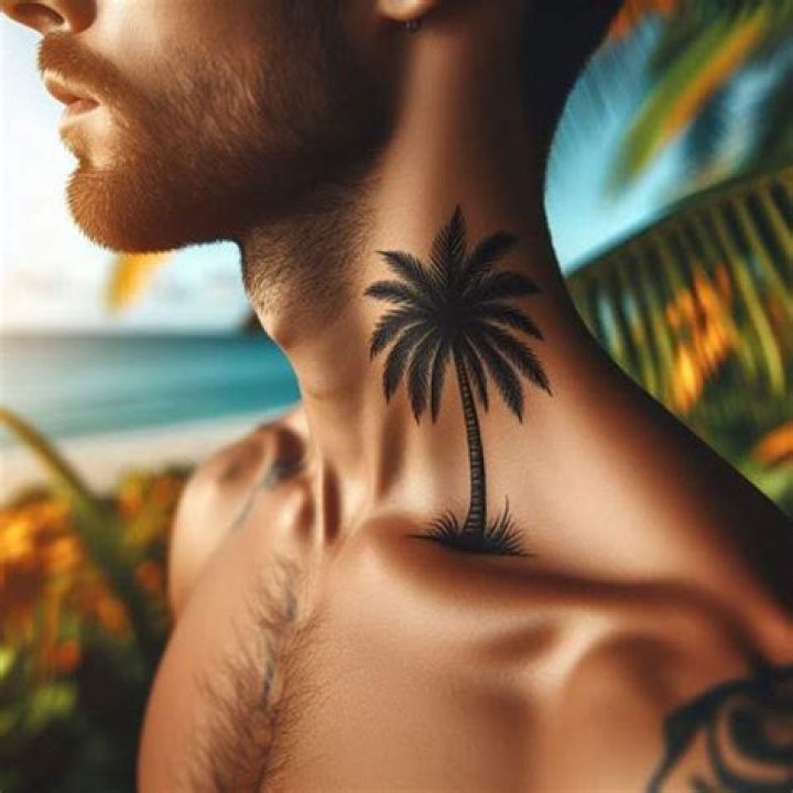 Discover The Hidden Meanings Behind Palm Tree Neck Tattoos