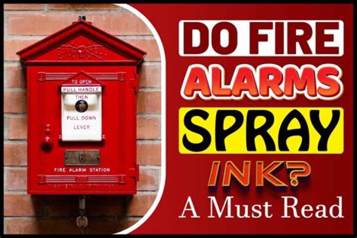 Do Fire Alarms Release Ink?