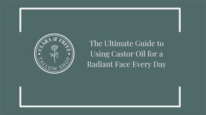 Effortless Castor Oil Removal For Radiant Skin