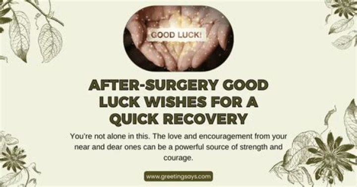 "Good Luck With Your Surgery Tomorrow": Unlocking Success And Tranquility