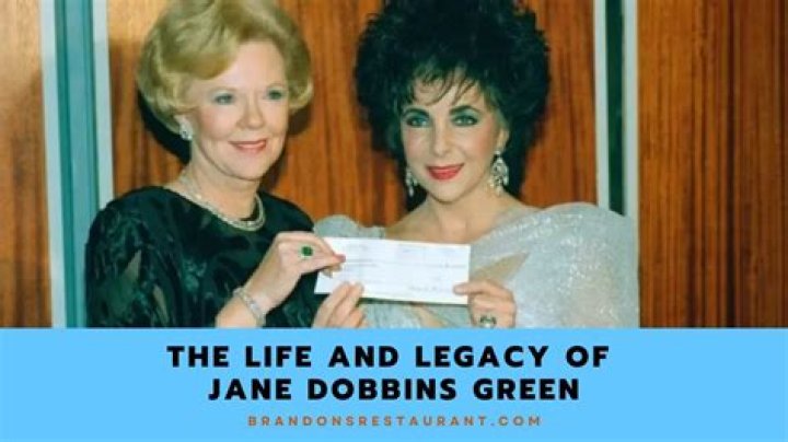 Uncover The Secrets Of Jane Dobbins Green's Remarkable Net Worth