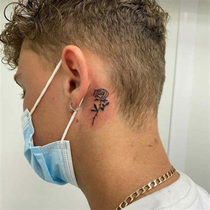 Unveil Irresistible Behind Ear Tattoo Ideas For Guys