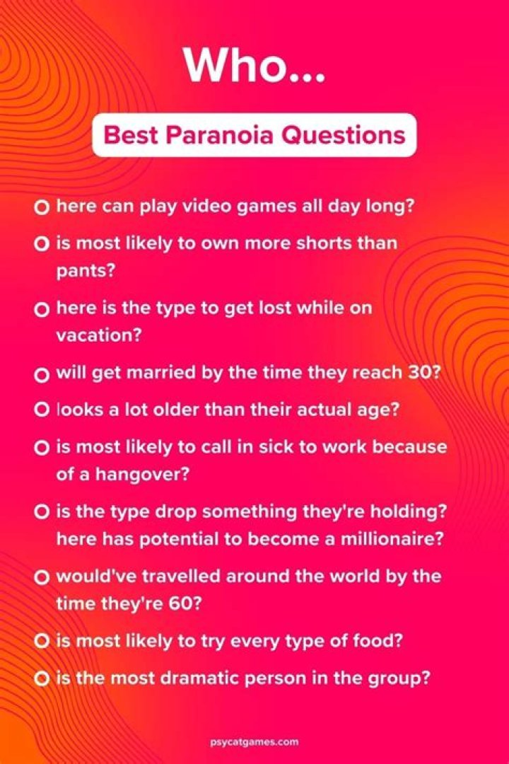 Your Guide To "Paranoia Game Questions Juicy"